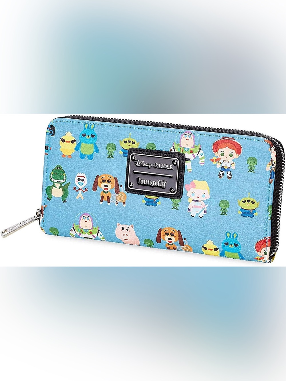 Loungefly Disney Toy Story Chibi Faux Leather‎ Zip Around Wallet